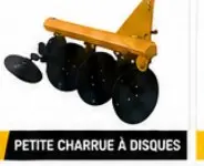 Petite charrue à disques