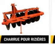 Charrue pour rizières