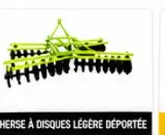 Herse à disques légère déportée