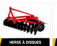 Herse à disques renforcée