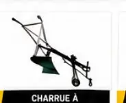 Charrue à traction animale
