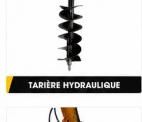 Tarière hydraulique
