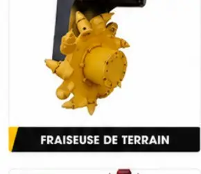 Fraiseuse de terrain