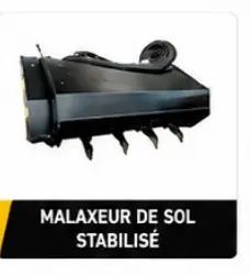 Malaxeur de sol stabilisé