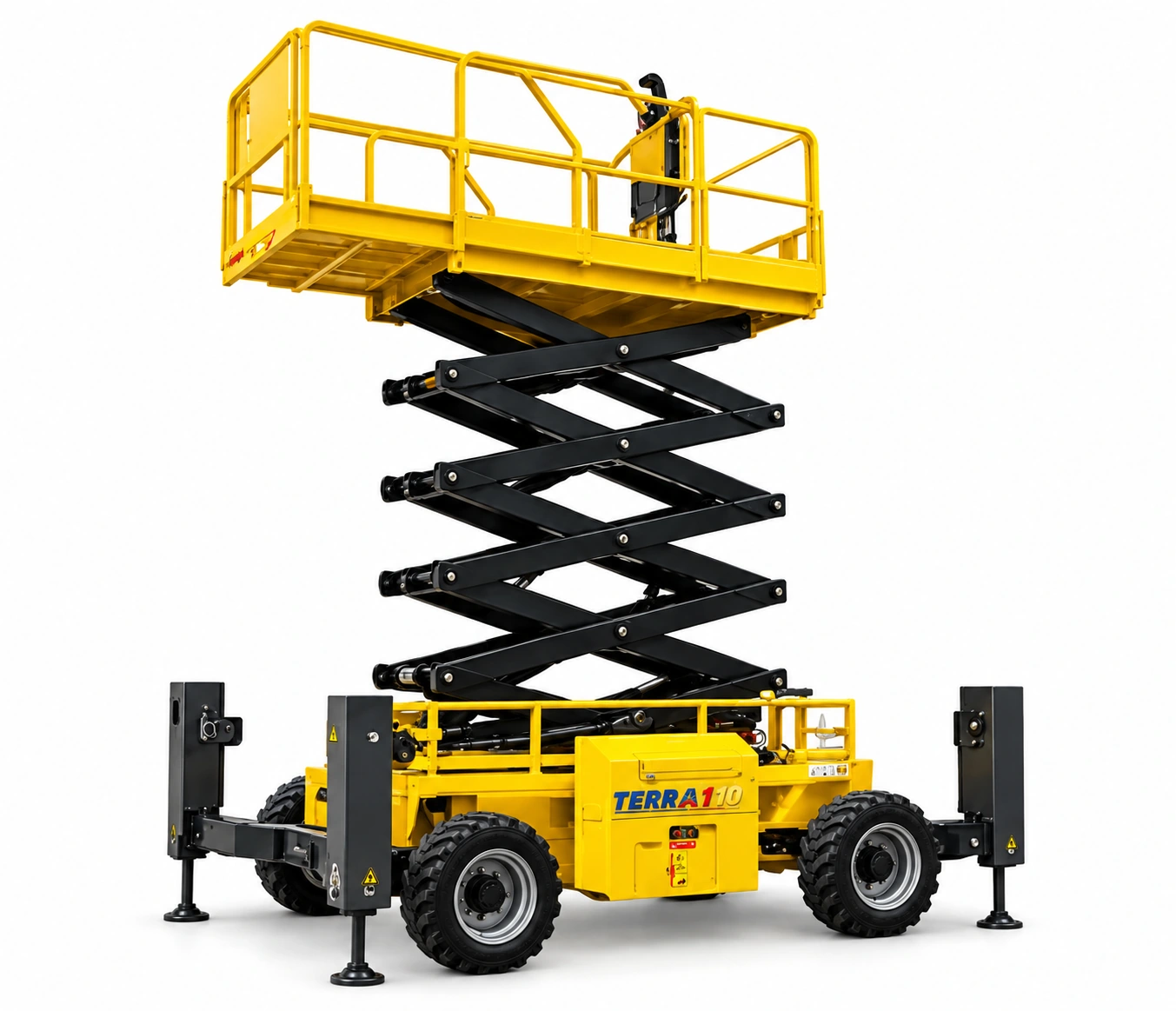 Plateforme à ciseaux tout-terrain