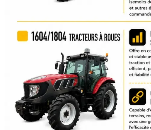 Tracteur agricole 1604 / 1804